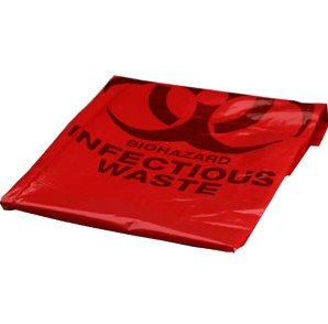 55003-001 First Aid Only Biohazard Bags 24"X24", 500 Per Box - Sold per Case