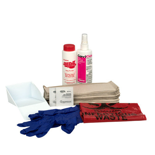 702 First Aid Only BBP Spill Clean Up Refill Pack for Kit #700 - Sold per Each