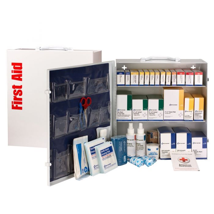 90790 First Aid Only 3 Shelf First Aid Cabinet, ANSI Compliant - Sold per Each