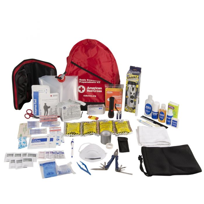 91051 First Aid Only American Red Cross Emergency Preparedness Basic 3-Day Backpack - Sold per Each