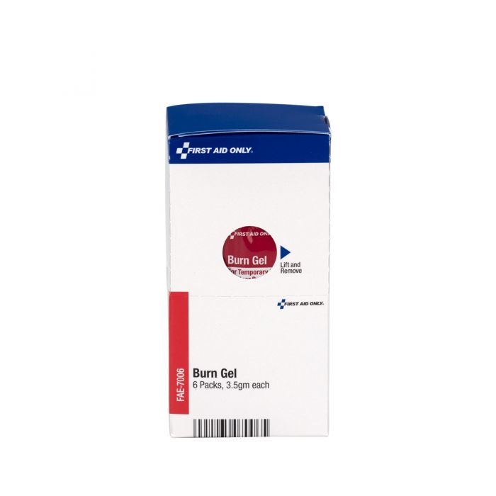 FAE-7006 First Aid Only SmartCompliance Refill Burn Gel, 6 per Box - Sold per Box