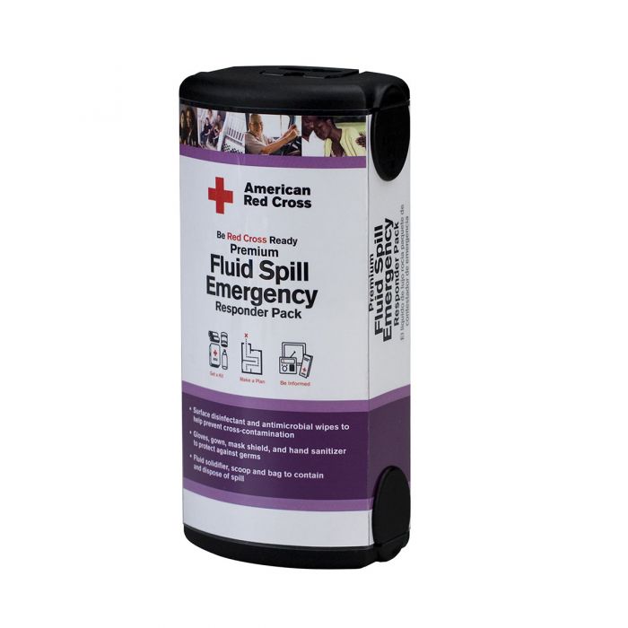 RC-657 First Aid Only American Red Cross 13 Piece Fluid Spill Emergency Responder Pack - Sold per Each