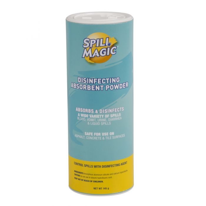 97107-001 First Aid Only Spill Magic Disinfecting Spill Clean Up 9 Oz. Shaker, 6 Pack - Sold per Each