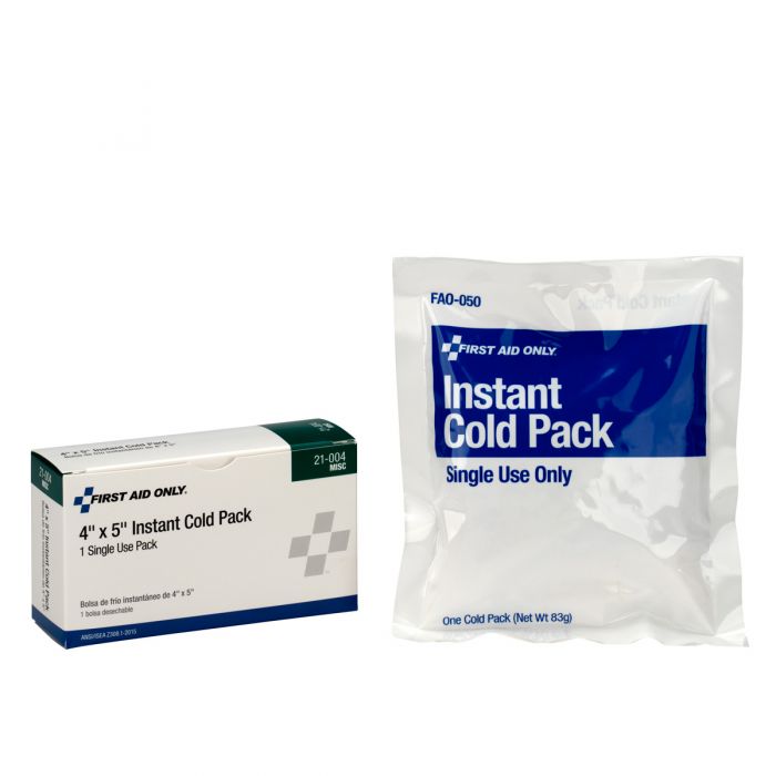 21-004-084 First Aid Only Cold Pack, 4" x 5", 1 Per Box - Sold per Box