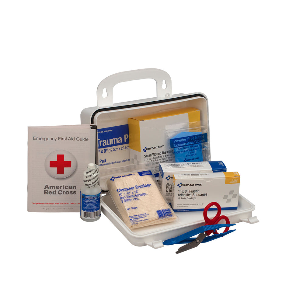 6410 First Aid Only 10 Person First Aid Kit, Plastic - Sold per Each