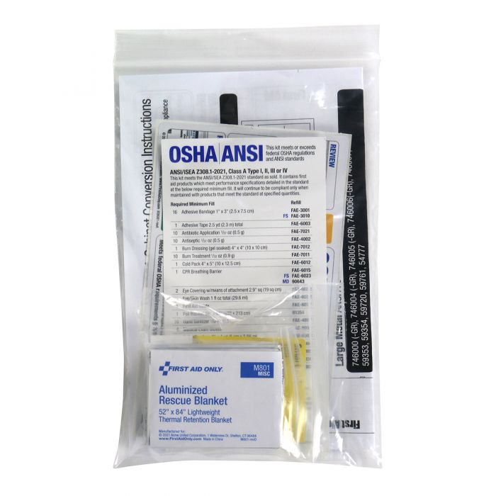 91365 First Aid Only SmartCompliance ANSI A 2021 Conversion Kit - Sold per Each