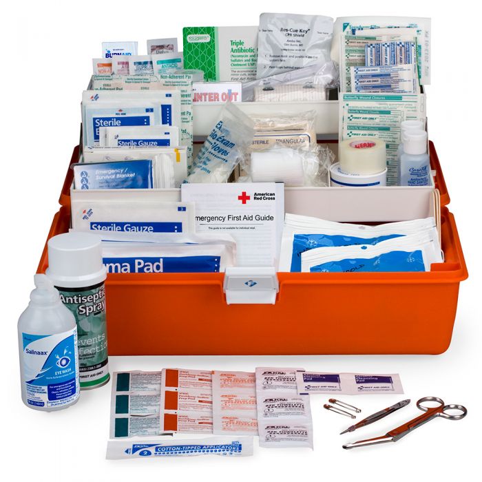 FA-504 First Aid Only First Responder First Aid Kit, Large, 269 Piece Plastic Case - Sold per Each