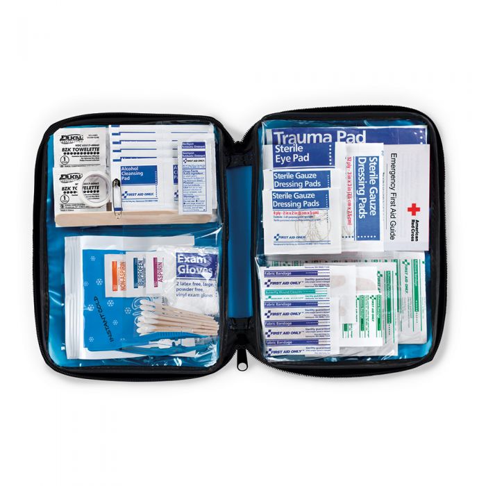 FAO-428 First Aid Only First Aid Kit, 130 Piece, Fabric Case - Sold per Each