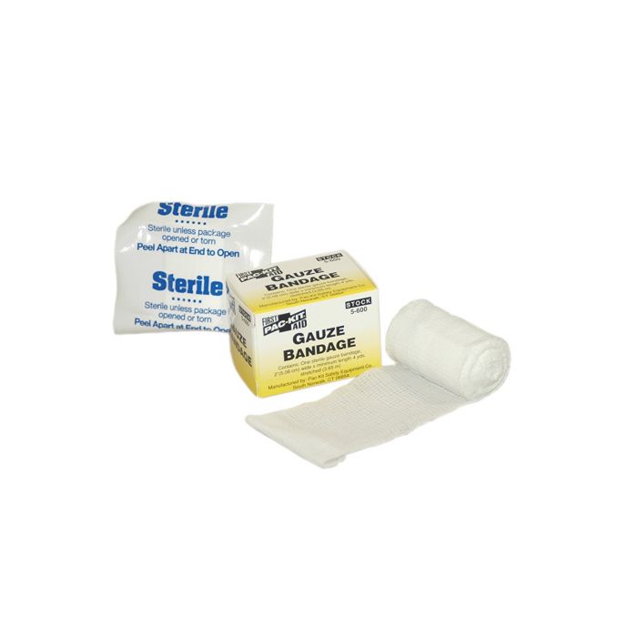 5-600 First Aid Only 2"X4 Yd. Sterile Stretch Gauze, 1 Per Box - Sold per Box