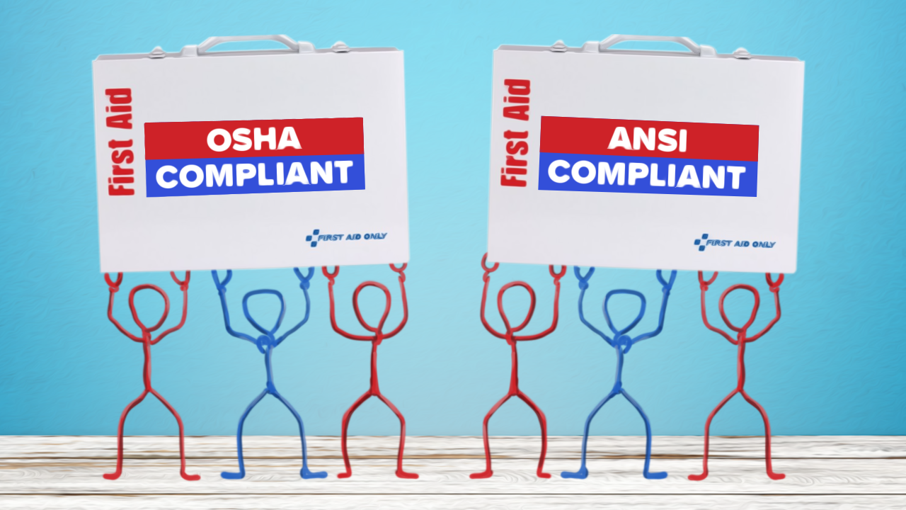How to choose between OSHA complaint Frist aid and ANSI Compliant Frist Aid Kit?