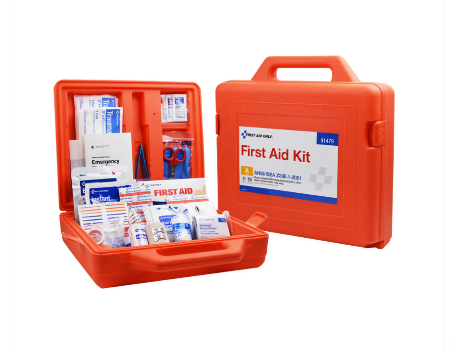 First Aid Only 91479 50-Person Weatherproof First Aid Kit (ANSI A 2021 Compliant)- Sold 1 Kit