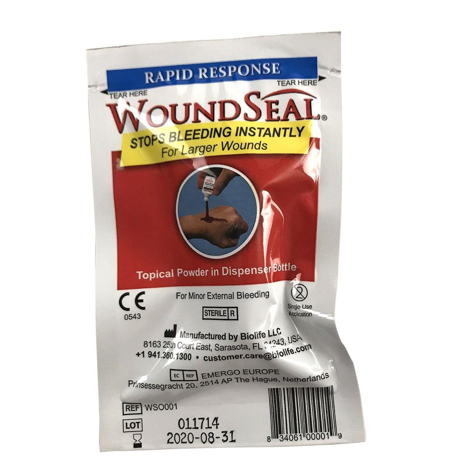 90327-002 First Aid Only Wound Seal Blood Clot Powder - Sold per Each