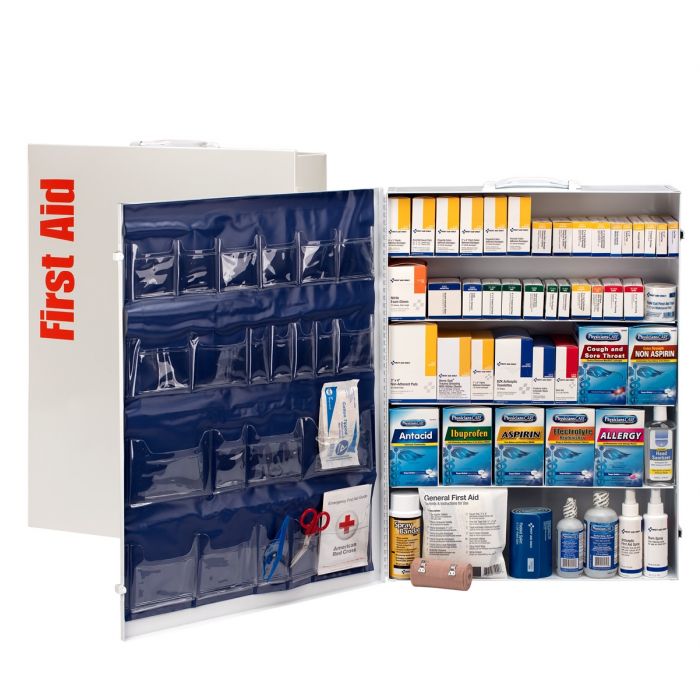 90577 First Aid Only 5 Shelf First Aid Cabinet With Medications, ANSI Compliant - Sold per Each