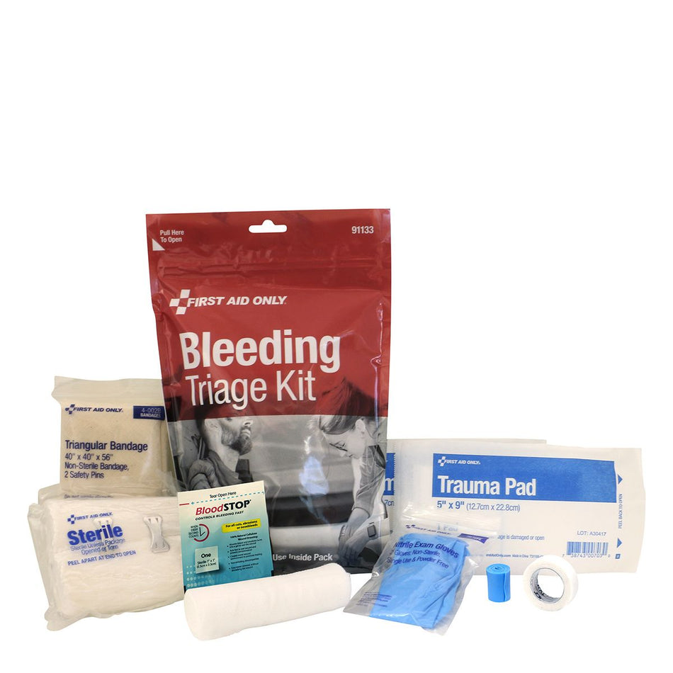 91133-001 First Aid Only Bleeding Triage Kit - Sold per Each