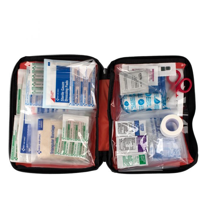 9165-RC First Aid Only Be Red Cross Ready First Aid Kit - Sold per Each