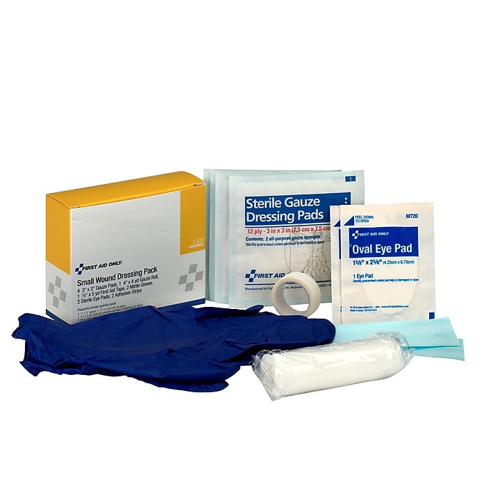 3-910 First Aid Only Minor Wound Dressing Pack  - Sold per Each