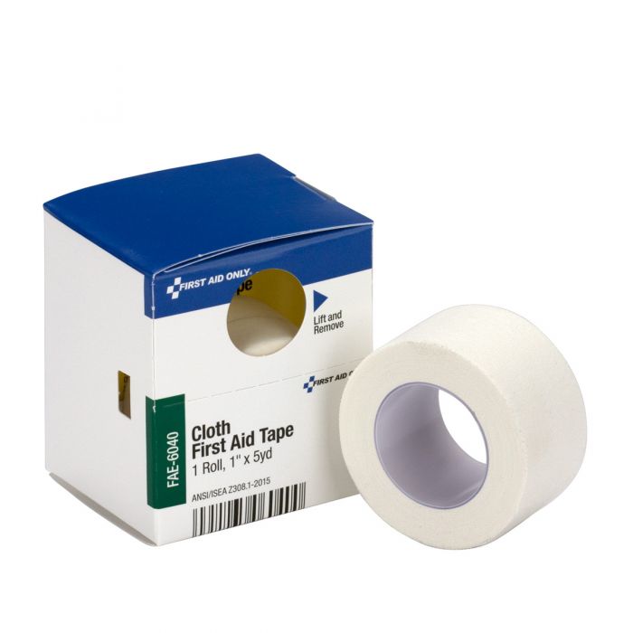 FAE-6040 First Aid Only SmartCompliance Refill 1"X5 Yd. Cloth First Aid Tape, 1 Per Box - Sold per Box