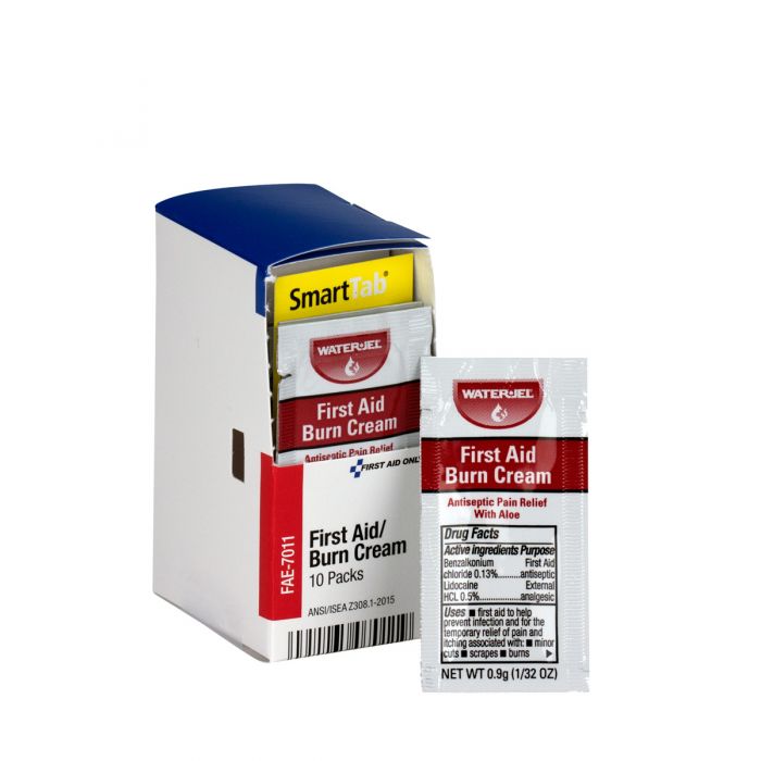 FAE-7011 First Aid Only SmartCompliance Refill First Aid Burn Cream, 10 Per Box - Sold per Box