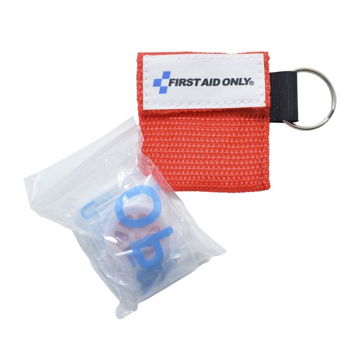 J5095 First Aid Only CPR Face Shield Keychain, 30 Per Box - Sold per Each
