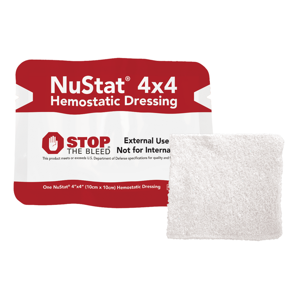 91196-002 First Aid Only Hemostatic Gauze Pad, 4" x 4" - Sold per Each