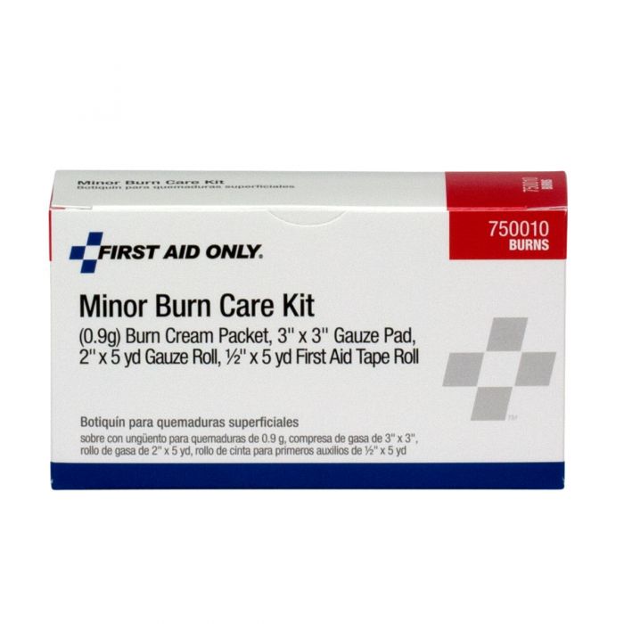 750010 First Aid Only Minor Burn Care Kit, Unit Box - Sold per Each