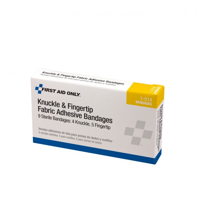 1-014-001 First Aid Only Assorted Fabric Bandages (4 Knuckle, 5 Fingertip) - Sold per Box