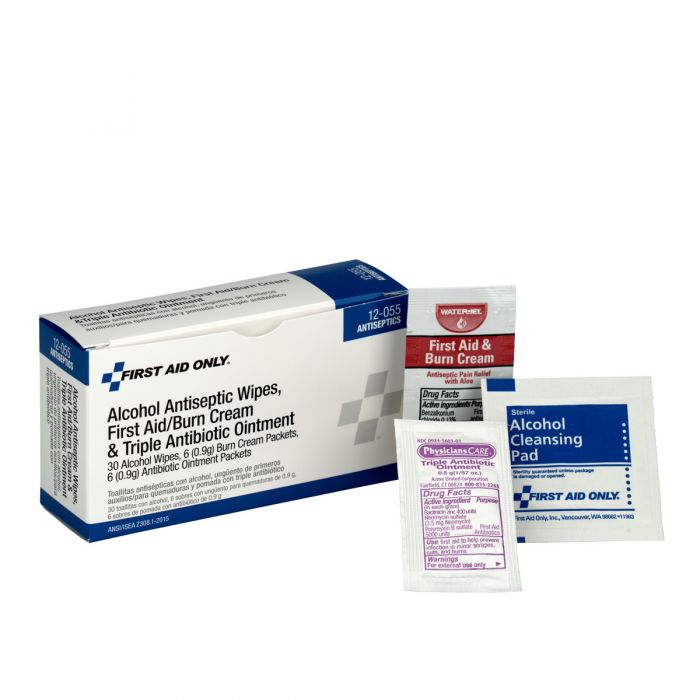 12-055 First Aid Only Antiseptic Pack - Sold per Box