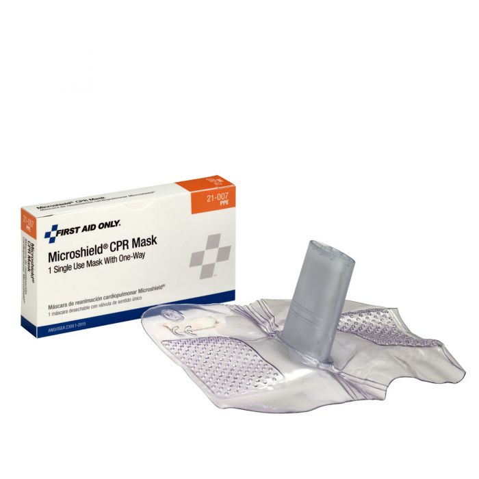 21-007-001 First Aid Only CPR Micro Shield Protection Kit, 1 Per Box - Sold per Each