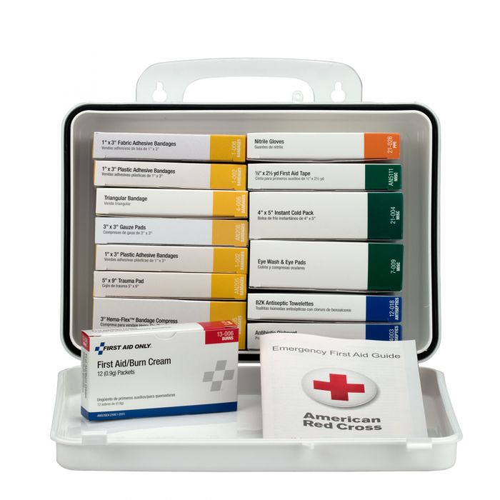 239-AN First Aid Only 25 Person Unitized Plastic First Aid Kit, OSHA Compliant - Sold per Each