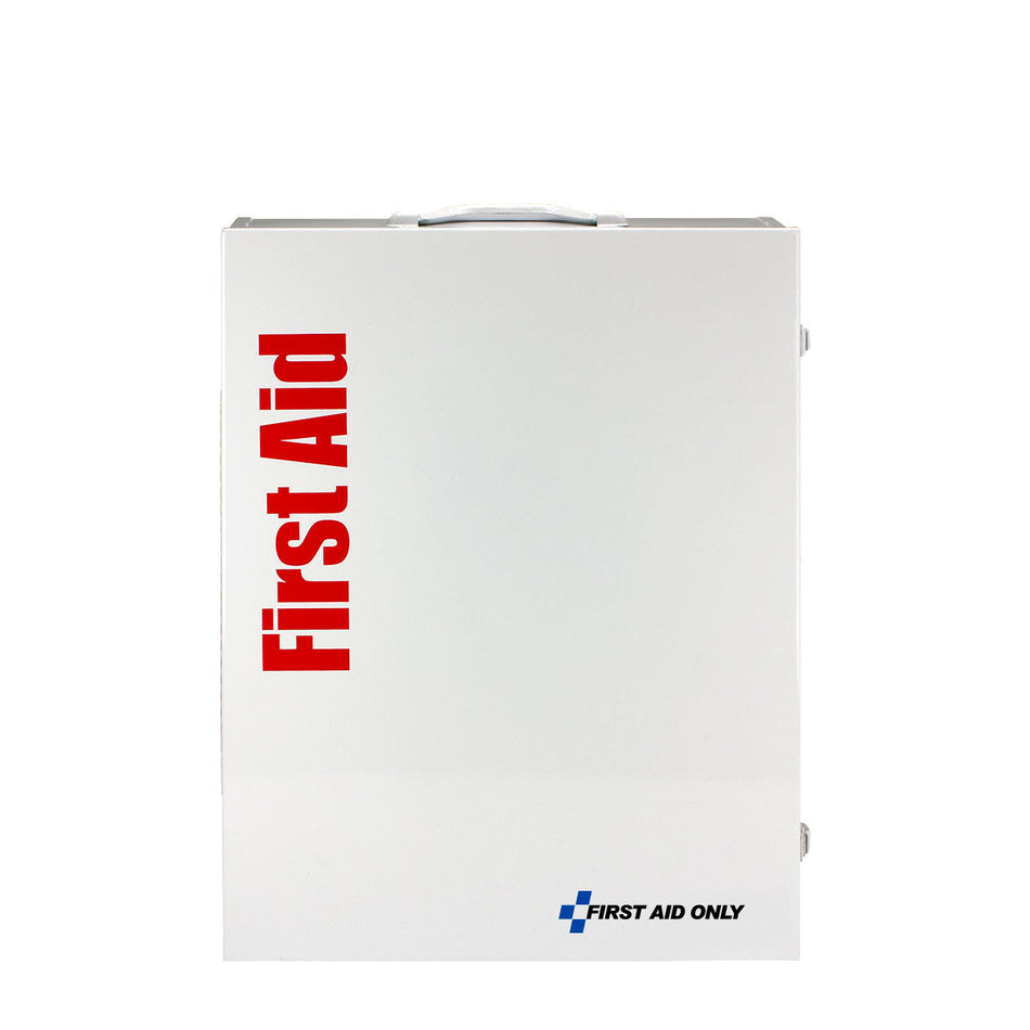 248-O/FAO First Aid Only 4 Shelf industrial station, 1060 piece, metal cabinet - Sold per Each