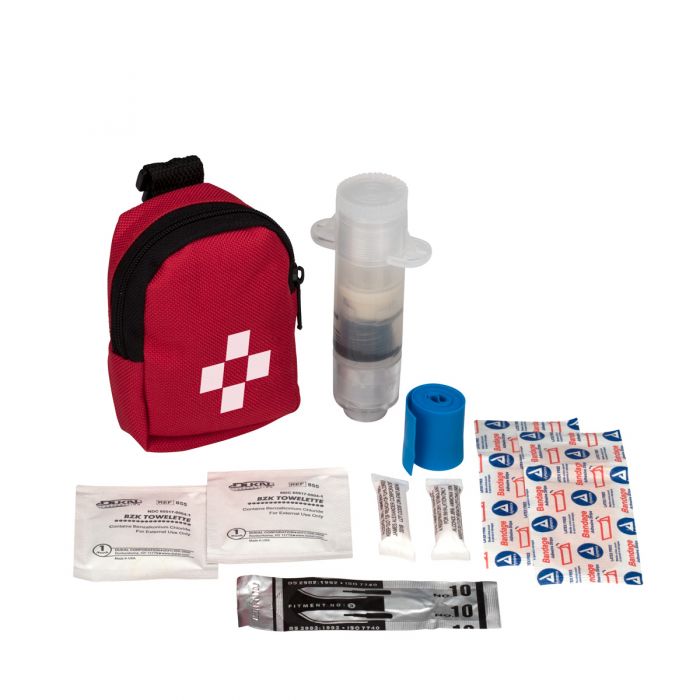 3027 First Aid Only Clip-On First Aid Snake Bite Kit, 9 Pieces - Sold per Each