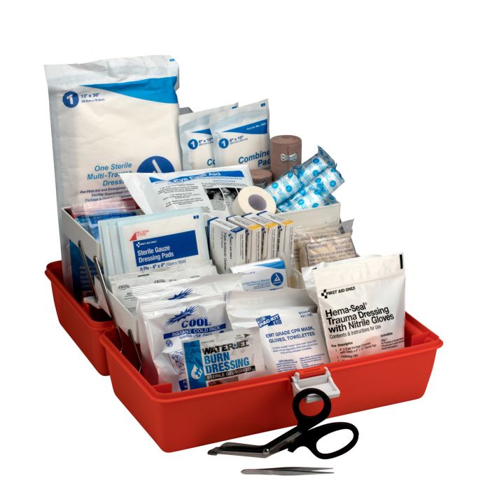 3100 First Aid Only First Responder Kit, Small 98 Piece Plastic Case - Sold per Each