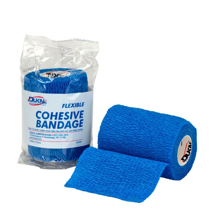 5-933-020 First Aid Only 3"X 5 Yards Of Self-Adhering Wrap, Blue Color - Sold per Each