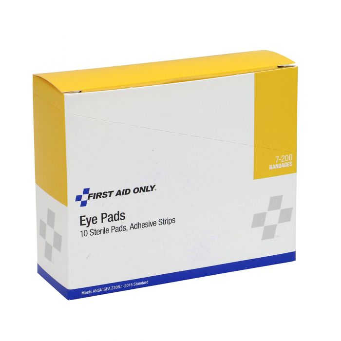 7-200 First Aid Only 200 Sterile Eye Pad and Strip (Box of 10) - Sold per Box