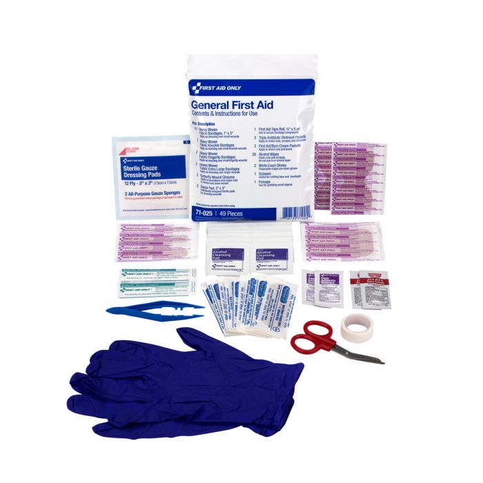 71-025 First Aid Only First Aid Triage Pack - General First Aid (Without Meds) - Sold per Each