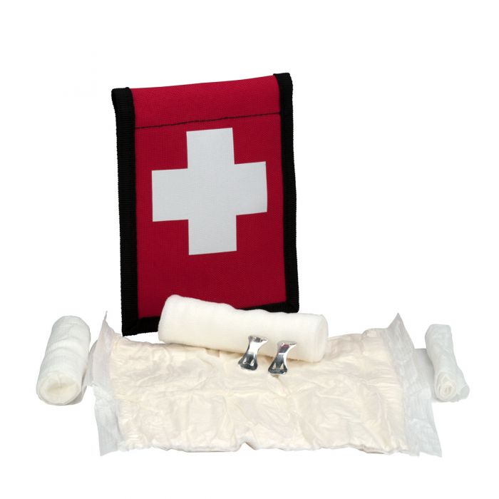 7160 First Aid Only Climber's Blood stopper First Aid Kit, Fabric Pouch - Sold per Each