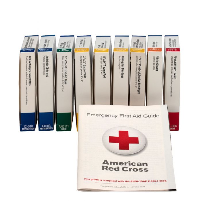 740010 First Aid Only 10 Unit 10 Person OSHA First Aid Kit Refill - Sold per Each