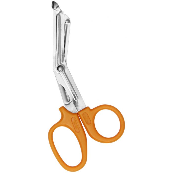 90518 First Aid Only 5.75" Stainless Steel Bandage Shears Orange Handle - Sold per Each