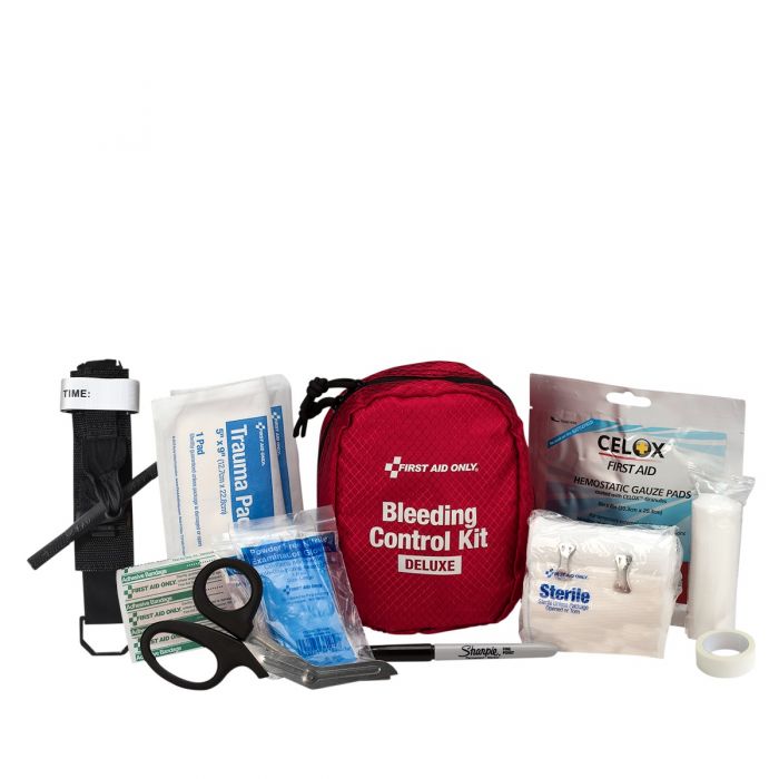 91060 First Aid Only Bleeding Control Kit, Deluxe - Sold per Each