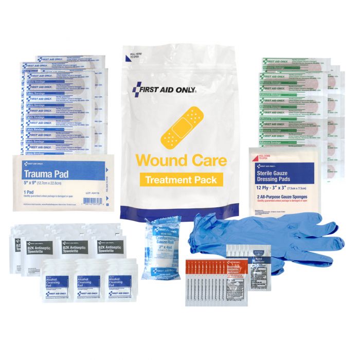 91164 First Aid Only Wound Care Treatment Pack - Sold per Each