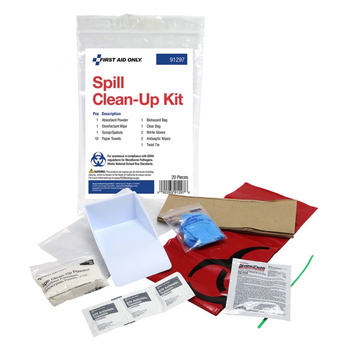 91297 First Aid Only Bodily Fluid Spill Clean Up Kit - Sold per Each