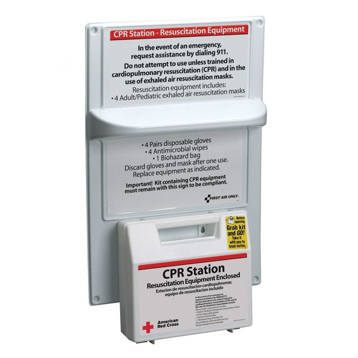 9145-RC First Aid Only American Red Cross CPR Station - Sold per Each