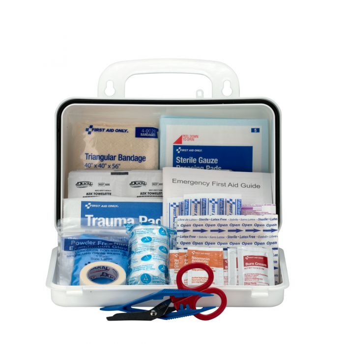 9300-10P First Aid Only 10 Person OSHA Contractor First Aid Kit, Plastic Case - Sold per Each