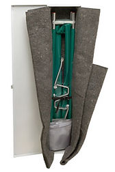JSA-655-NA Junkin Safety "Easy Fold” Aluminum Pole Stretcher Kit - Sold per Each