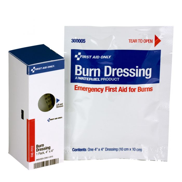 FAE-7012-020 First Aid Only SmartCompliance Refill 4"X4" Burn Dressing, 1 Per Box - Sold per Box