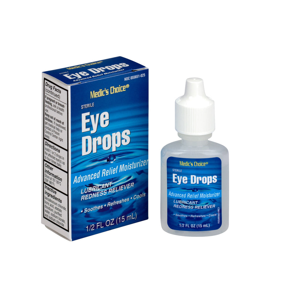 M702 First Aid Only Eye Drops, 1/2 oz. - Sold per Each