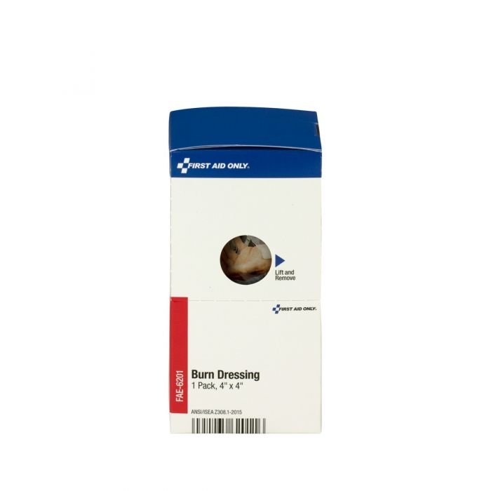 FAE-6201-020 First Aid Only SmartCompliance Refill 4"X4" Burn Dressing, 1 Per Box - Sold per Box