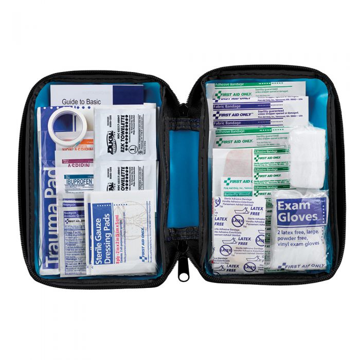FAO-422 First Aid Only 80 Piece First Aid Kit, Fabric Case - Sold per Each