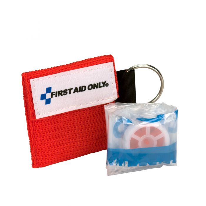 M5092-001 First Aid Only CPR Face Shield & Keychain - Sold per Each