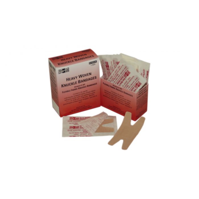 1-825-001 First Aid Only Heavy Woven Knuckle Bandages, 25 Per Box - Sold per Box